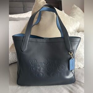 COACH Leather Heritage Tote